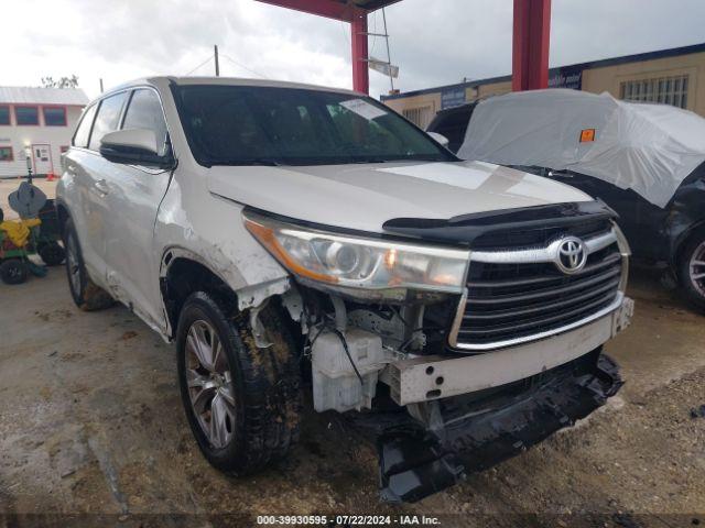  Salvage Toyota Highlander