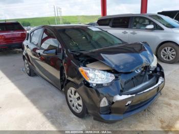  Salvage Toyota Prius c