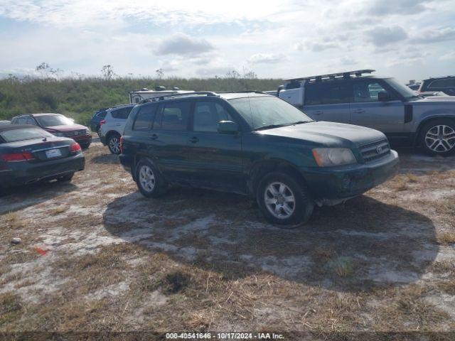  Salvage Toyota Highlander