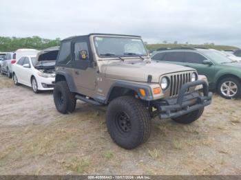  Salvage Jeep Wrangler