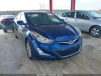  Salvage Hyundai ELANTRA