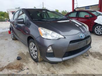  Salvage Toyota Prius c