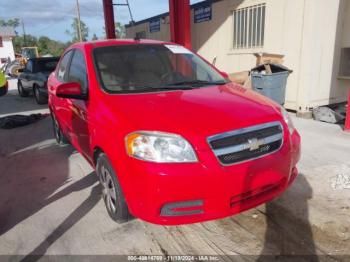  Salvage Chevrolet Aveo