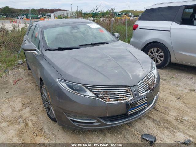  Salvage Lincoln MKZ Hybrid