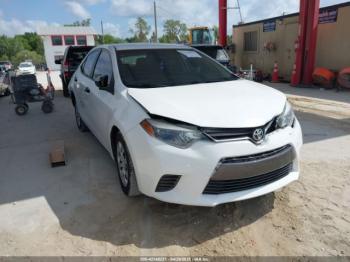  Salvage Toyota Corolla