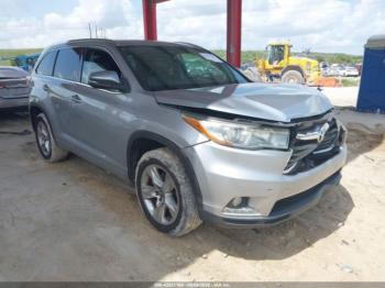  Salvage Toyota Highlander