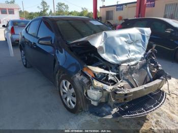  Salvage Toyota Corolla