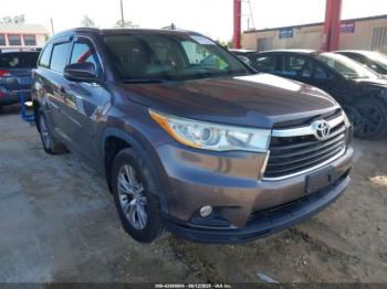  Salvage Toyota Highlander