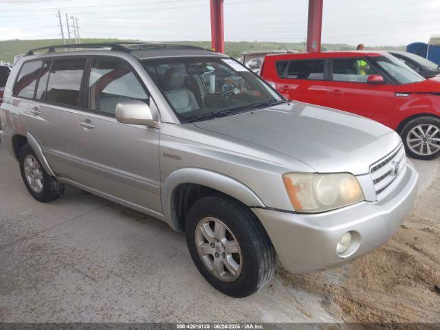  Salvage Toyota Highlander