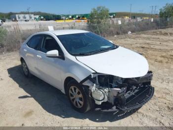 Salvage Toyota Corolla