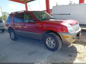  Salvage Mercury Mountaineer
