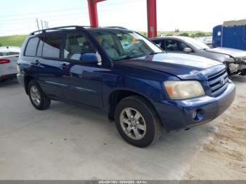 Salvage Toyota Highlander
