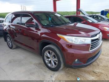  Salvage Toyota Highlander