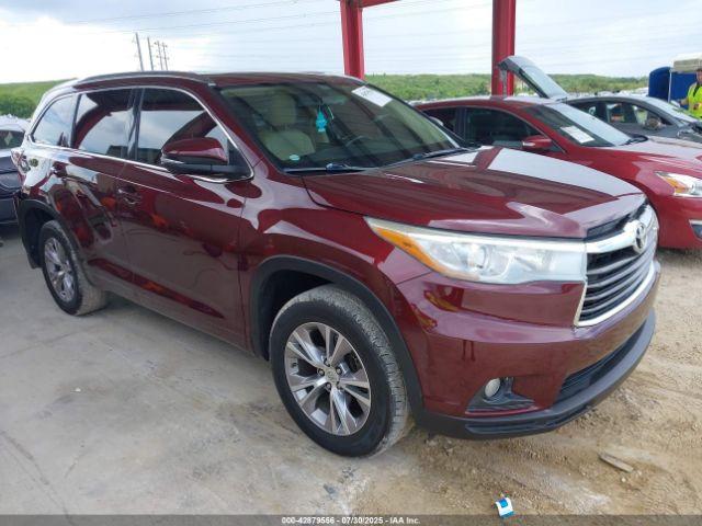  Salvage Toyota Highlander