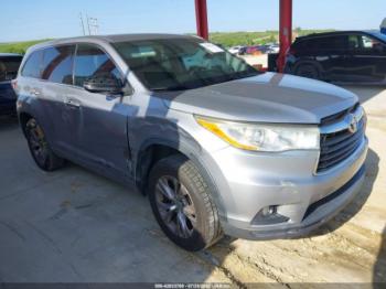  Salvage Toyota Highlander
