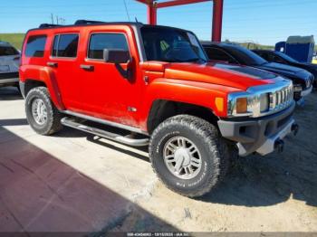  Salvage HUMMER H3 Suv