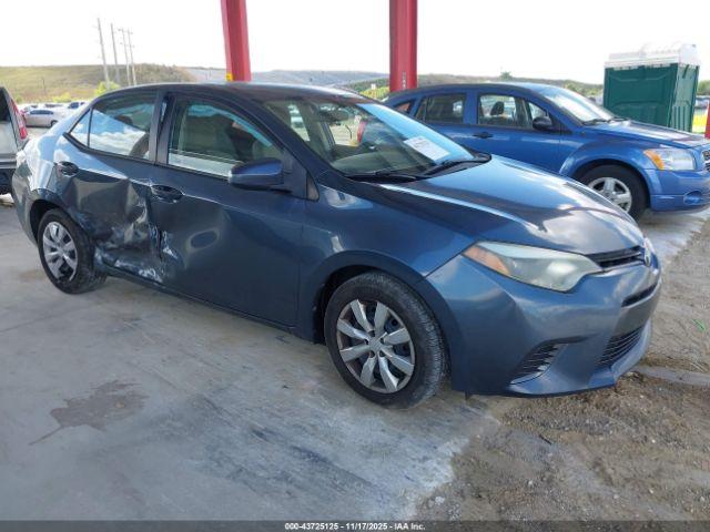  Salvage Toyota Corolla