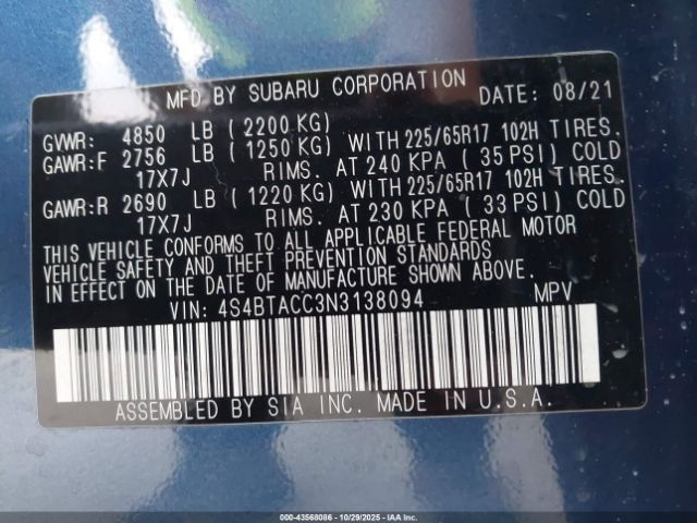 Subaru Outback Premium Image 17