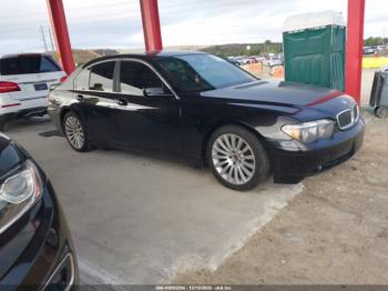  Salvage BMW 7 Series