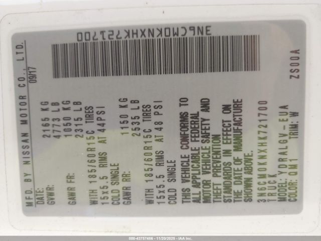 Nissan Nv Sv Image 11