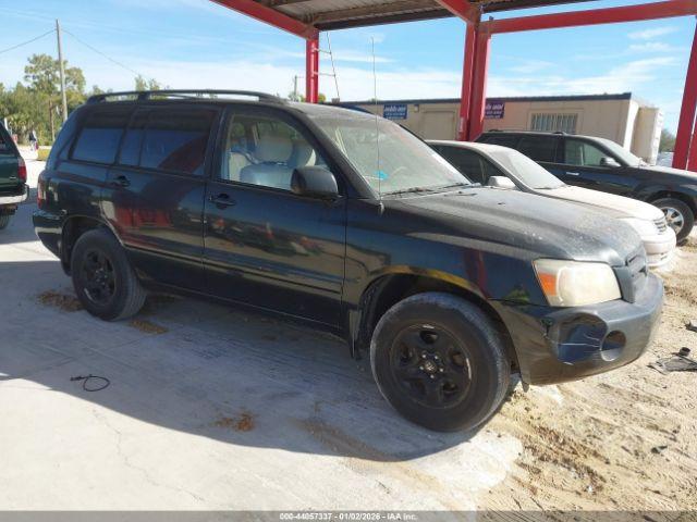  Salvage Toyota Highlander