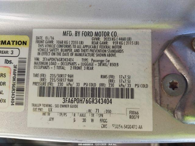 Ford Fusion Se Image 8