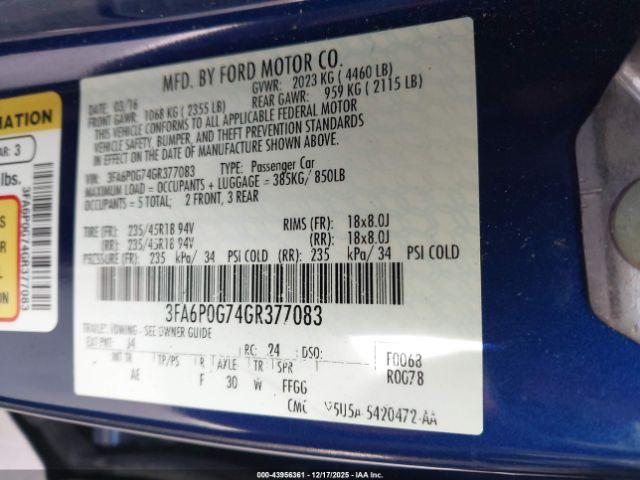 Ford Fusion S Image 11