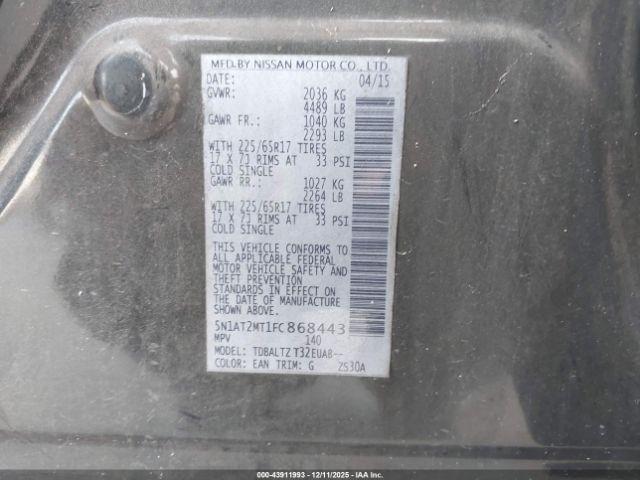 Nissan Rogue Sv Image 3